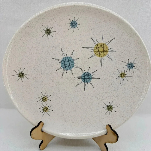Other - Vintage Franciscan Atomic Starburst 10" Dinner Plate Mid Century Modern